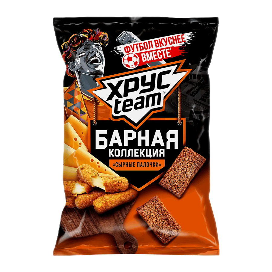 ЭЙСБЕР маркет Сухарики Хрустим Барные со вкусом сырные палочки 70г