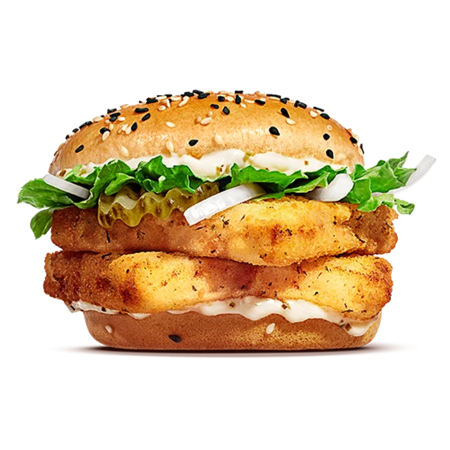 ЭЙСБЕР маркет Бургер с рыбой двойной