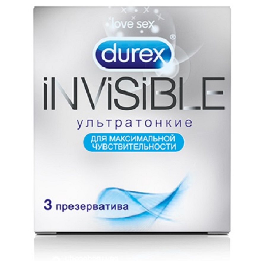 НАDО-Презервативы Durex invisible ультратонкие 3 шт - купить в НАДО маркет
