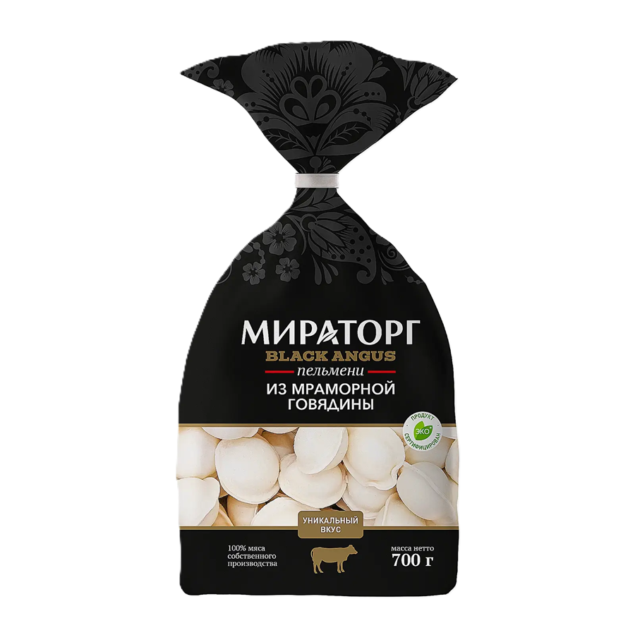 ЭЙСБЕР маркет Пельмени Мираторг из мраморной говядины 700г
