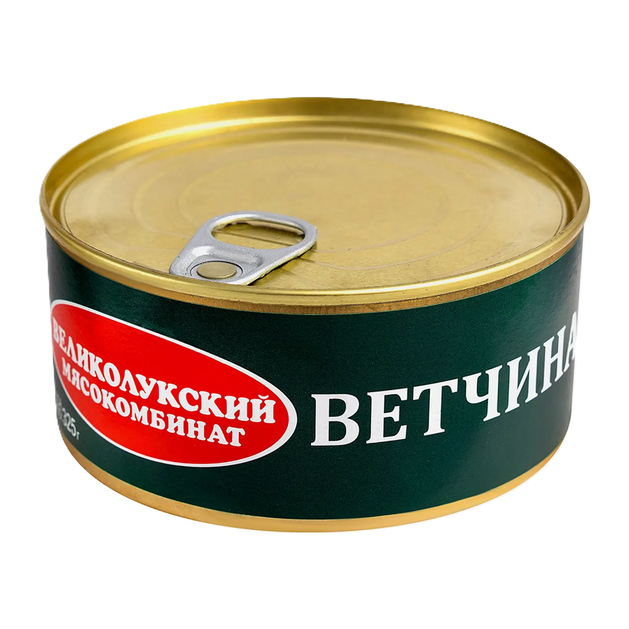 ЭЙСБЕР маркет Ветчина Великолукский МК Консервированная 325г