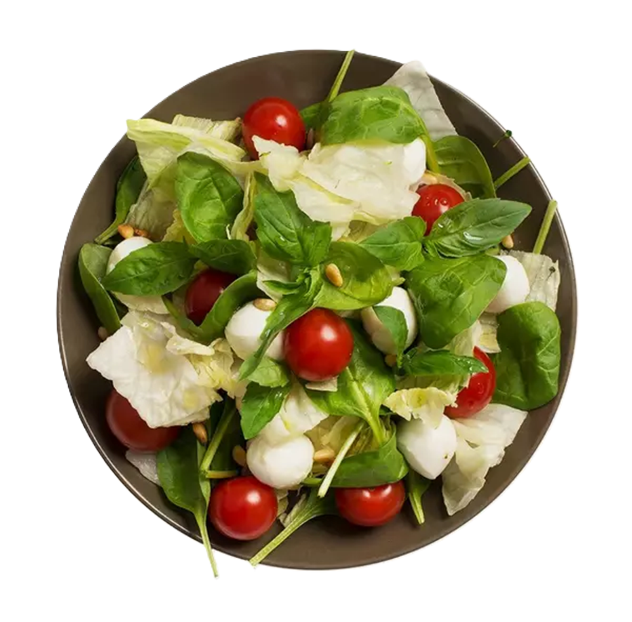 ЭЙСБЕР маркет Салат с рукколой, помидорами и моцареллой 120 гр