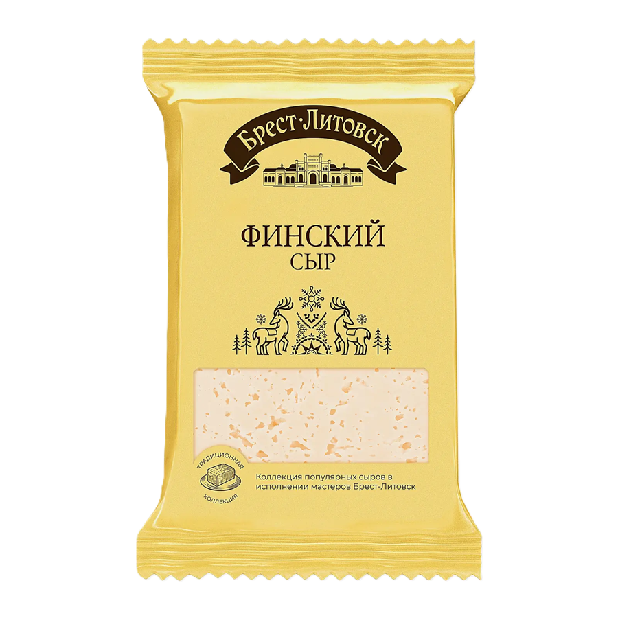 ЭЙСБЕР маркет Сыр Брест-Литовск Финский 45% 200г
