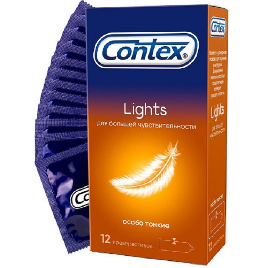 Презерватив Contex Lights особо тонкие 12 шт