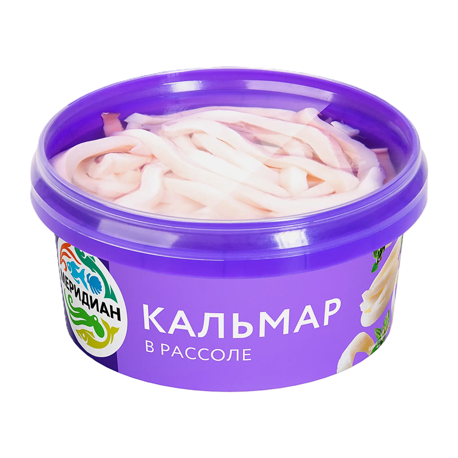ЭЙСБЕР маркет Кальмар Меридиан в рассоле 180г