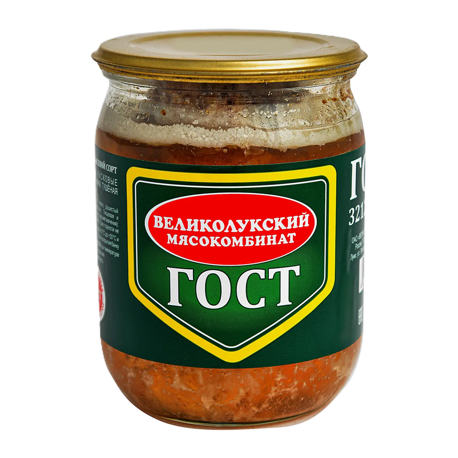 ЭЙСБЕР маркет Свинина Великолукский МК тушеная 500г