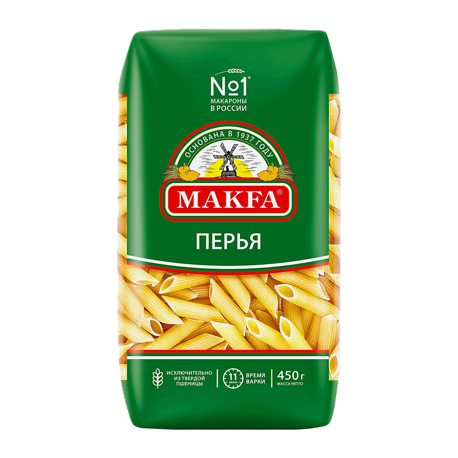 ЭЙСБЕР маркет Макароны Makfa Перья 450г