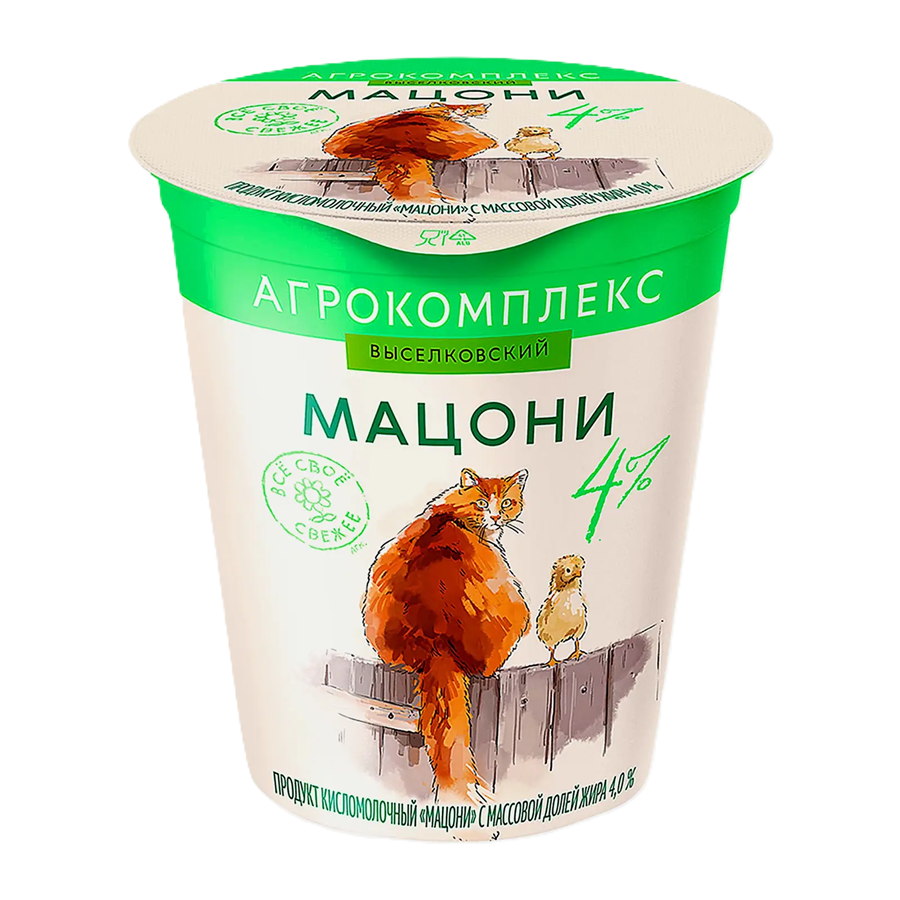 ЭЙСБЕР маркет Мацони Агрокомплекс 4% 300г