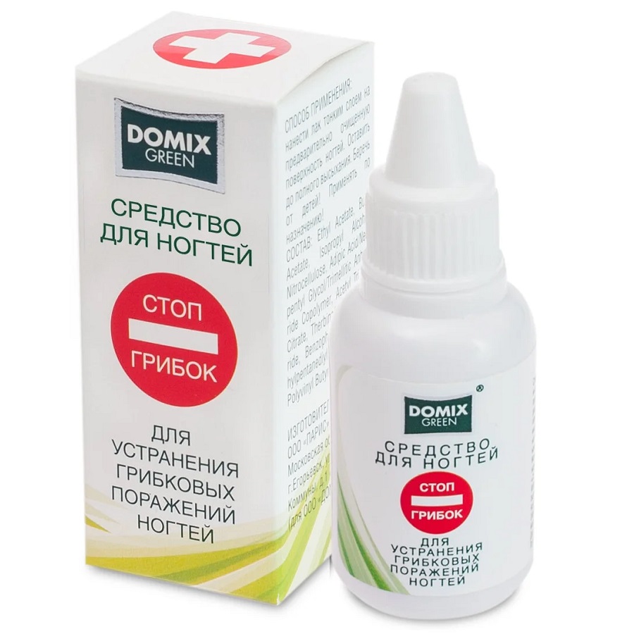Domix Green средство для ногтей Стоп грибок фл., 18 мл, 1 шт.