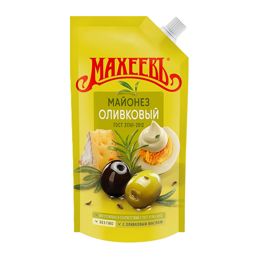 ЭЙСБЕР маркет Майонез Махеевъ Оливковый 67% 190г