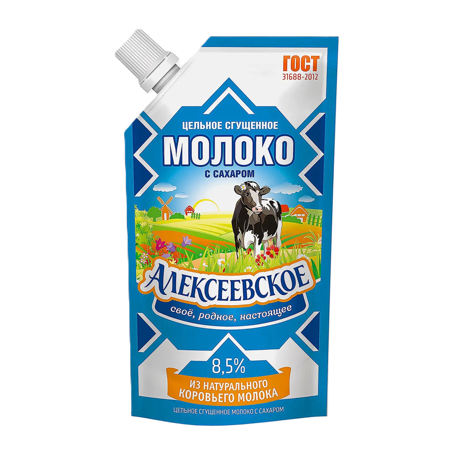 ЭЙСБЕР маркет Молоко сгущенное Алексеевское 8.5% 270г