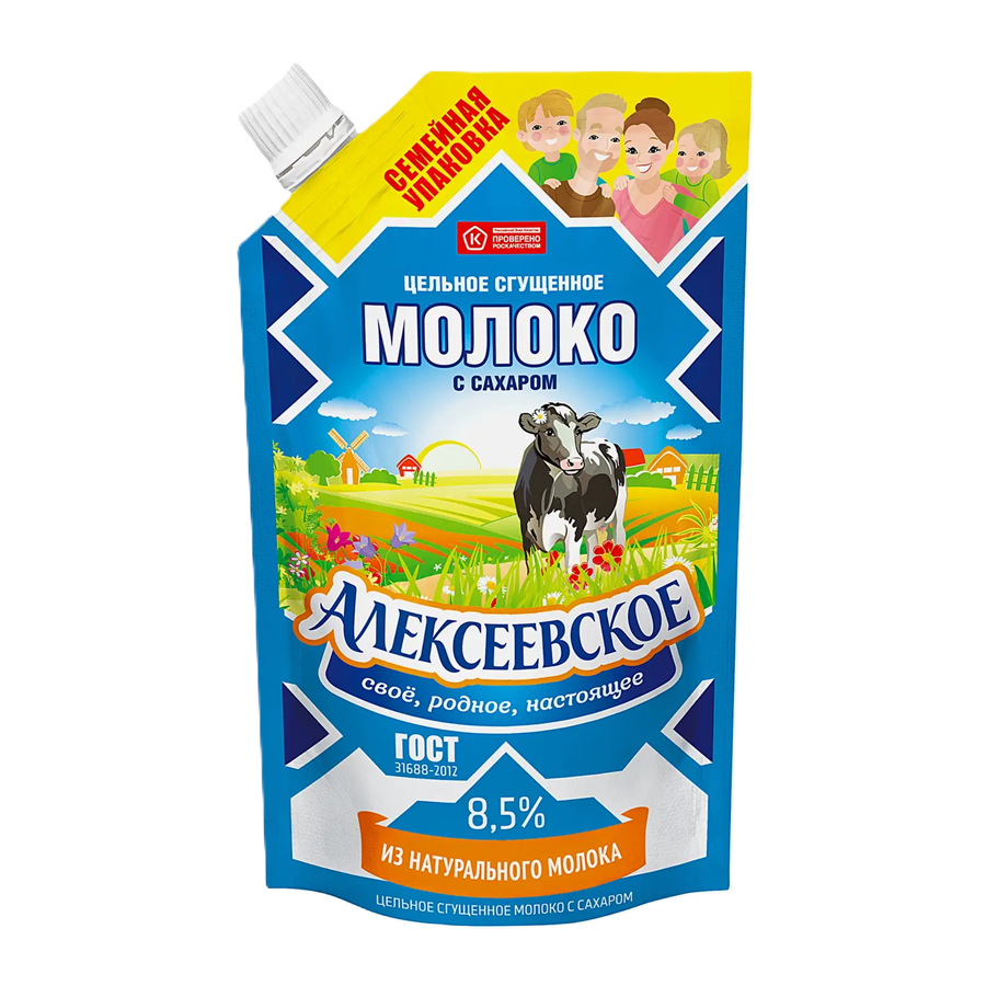 ЭЙСБЕР маркет Молоко сгущенное Алексеевское 8.5% 650г