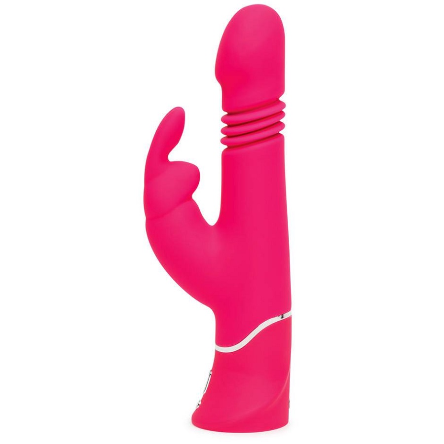 НАDО-Вибратор с клиторальным стимулятором Happy Rabbit розовый 23 см - купить в НАДО маркет