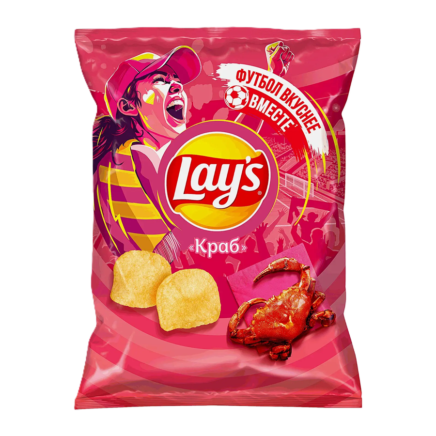 ЭЙСБЕР маркет Чипсы Lays Краб 140г