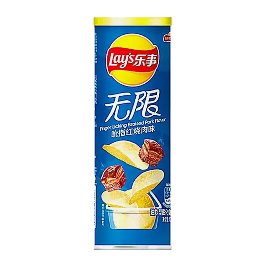 ЭЙСБЕР маркет Чипсы Тушеная свинина Lays 90г