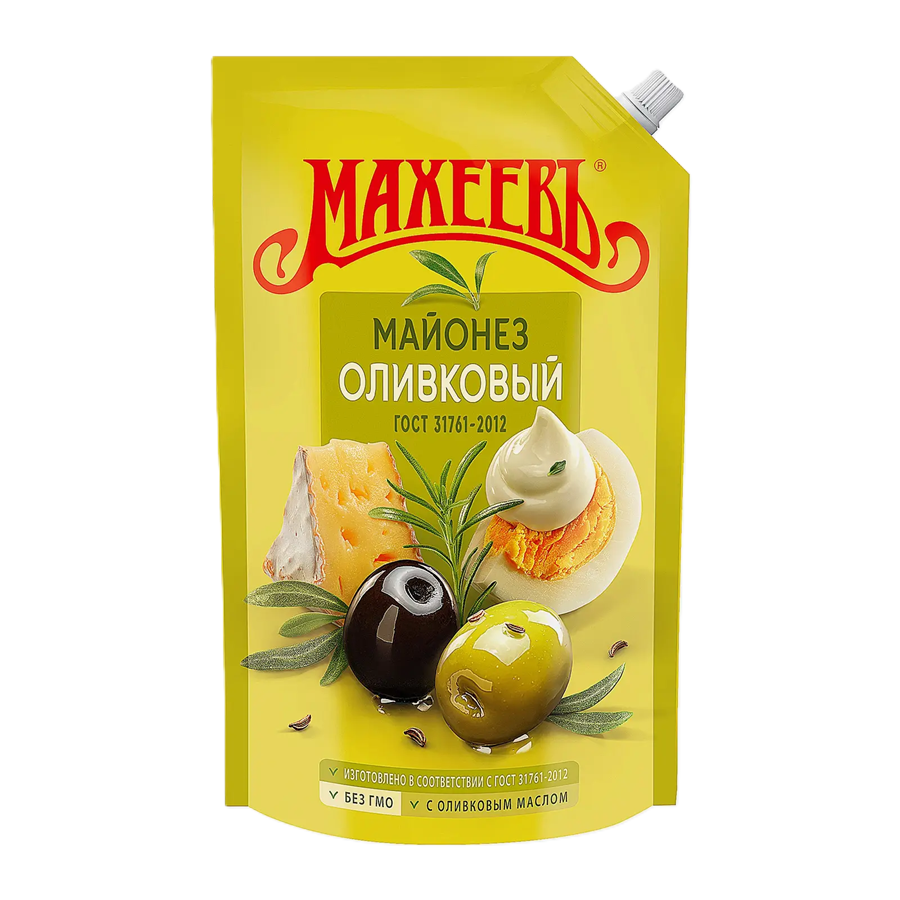 ЭЙСБЕР маркет Майонез Махеевъ Оливковый 50.5% 630г