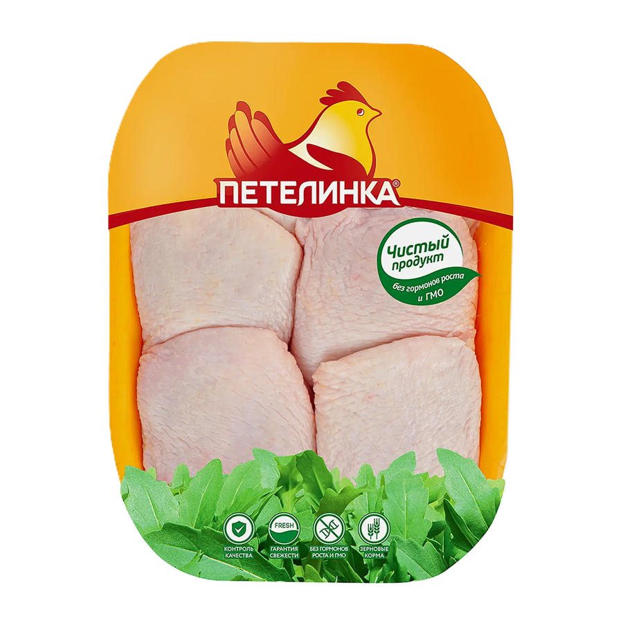 ЭЙСБЕР маркет Бедро цыпленка-бройлера Петелинка охлажденное 900 гр