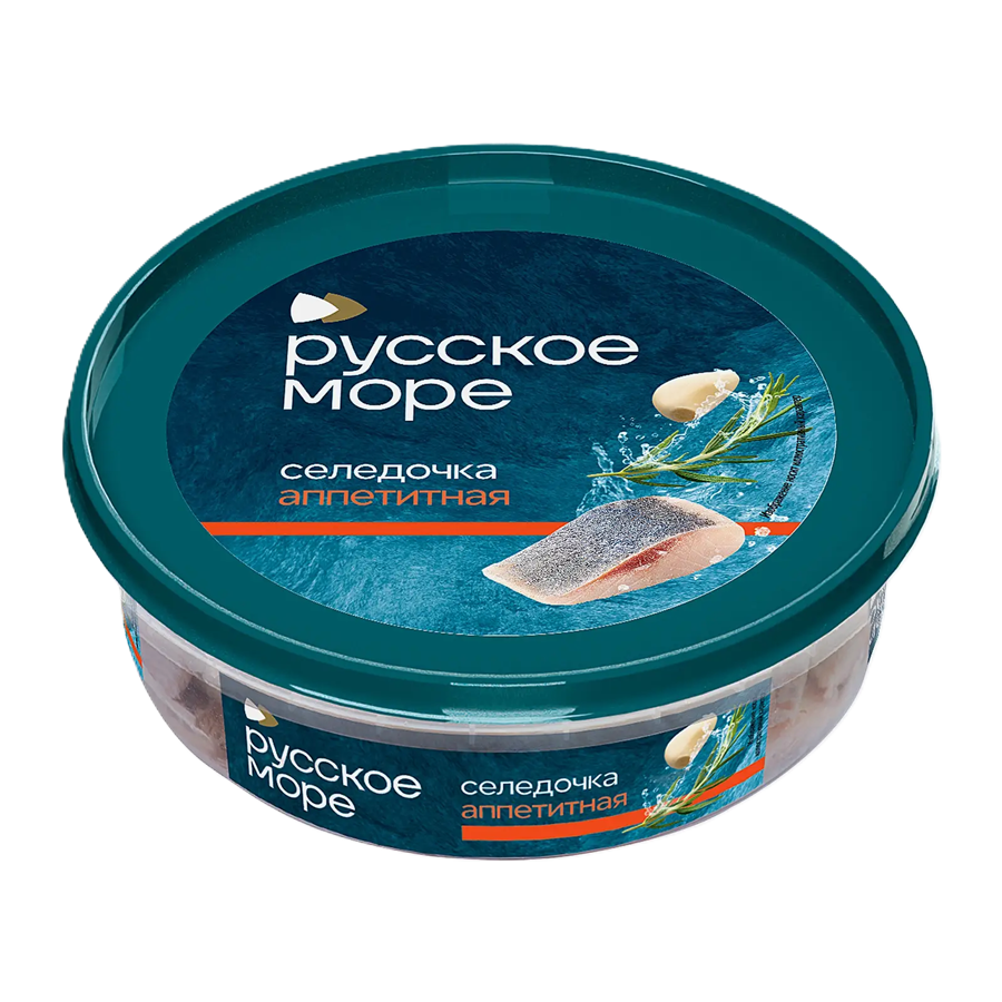 ЭЙСБЕР маркет Сельдь Русское море аппетитная филе в масле 400г