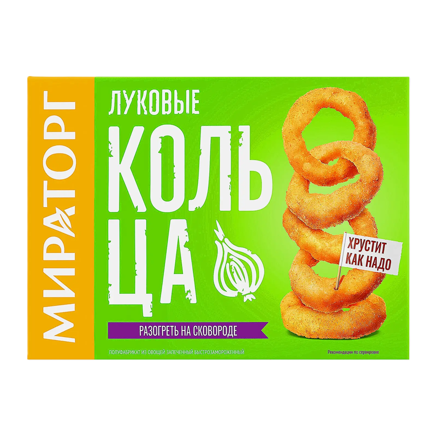 ЭЙСБЕР маркет Кольца луковые Мираторг 250г