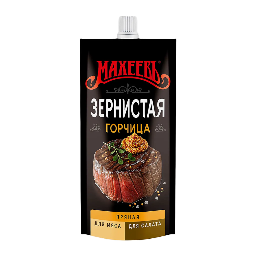 ЭЙСБЕР маркет Горчица Махеевъ Зернистая 140г