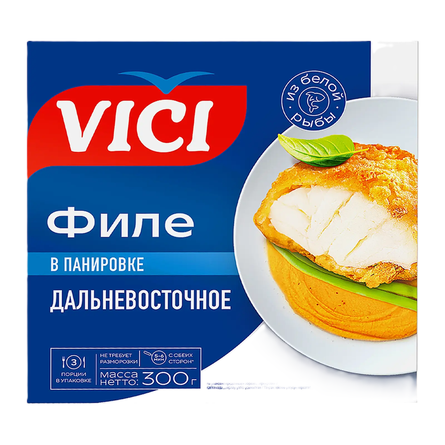 ЭЙСБЕР маркет Рыбное филе Vici Приорити Дальневосточное 300г